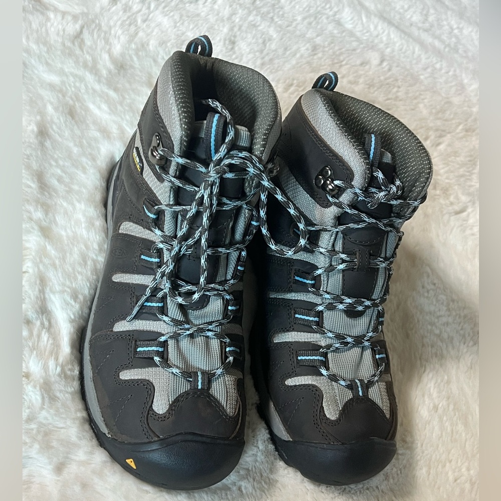 NWT KEEN Gypsum Mid Boots Women's Sz 9 Brown High Top Hiking Camping - Picture 2 of 6